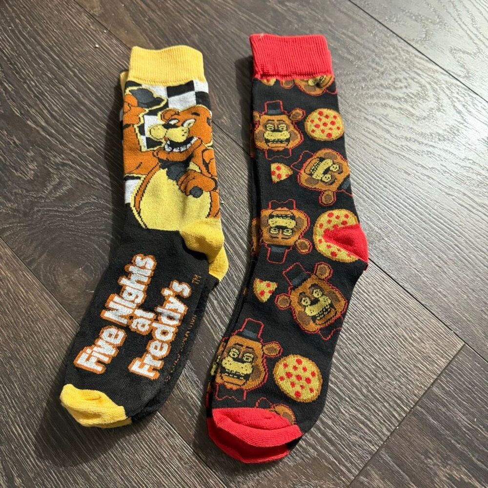Five Nights at Freddy’s One Size Crew Socks New